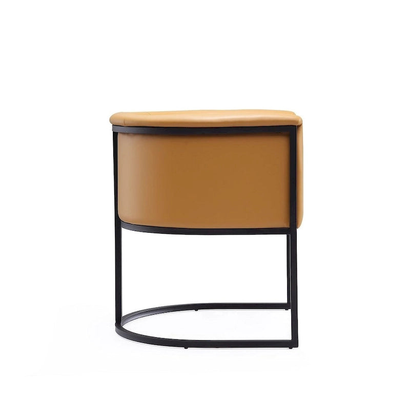 Faux Leather Dining Chairs Set of 2 - Pebble/White/Saddle/Tan/Black