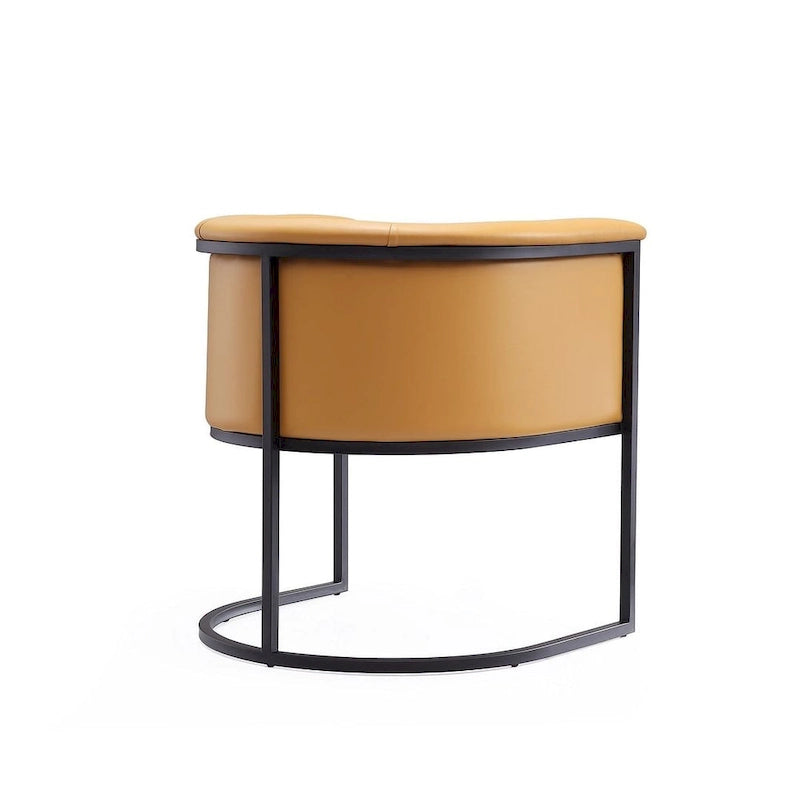 Faux Leather Dining Chairs Set of 2 - Pebble/White/Saddle/Tan/Black