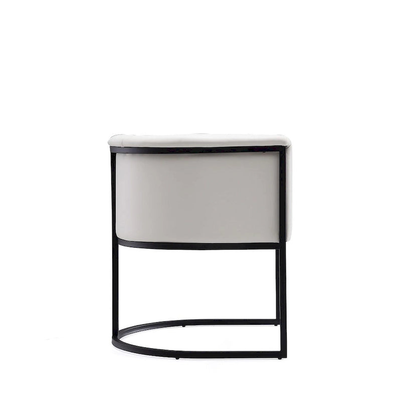 Faux Leather Dining Chairs Set of 2 - Pebble/White/Saddle/Tan/Black