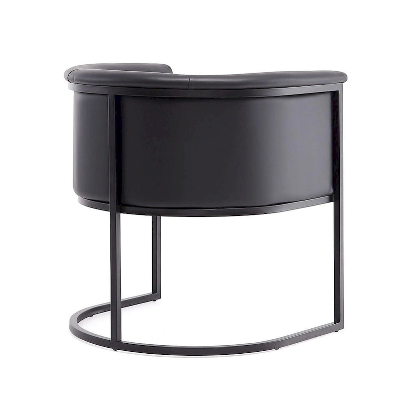 Faux Leather Dining Chairs Set of 2 - Pebble/White/Saddle/Tan/Black