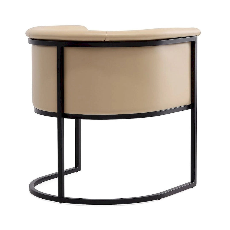 Faux Leather Dining Chairs Set of 2 - Pebble/White/Saddle/Tan/Black