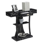 Convenience Concepts Newport 1 Drawer Harri Console Table with Shelves