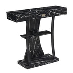 Convenience Concepts Newport 1 Drawer Harri Console Table with Shelves