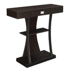 Convenience Concepts Newport 1 Drawer Harri Console Table with Shelves