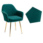 AVAWING Accent Arm Chairs Set of 2 Upholstered Velvet Dining Chairs