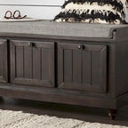 Granger Storage Bench with Linen Seat Cushion by iNSPIRE Q Classic