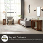 Leick Home 8233 Mission Console Table for Entryway