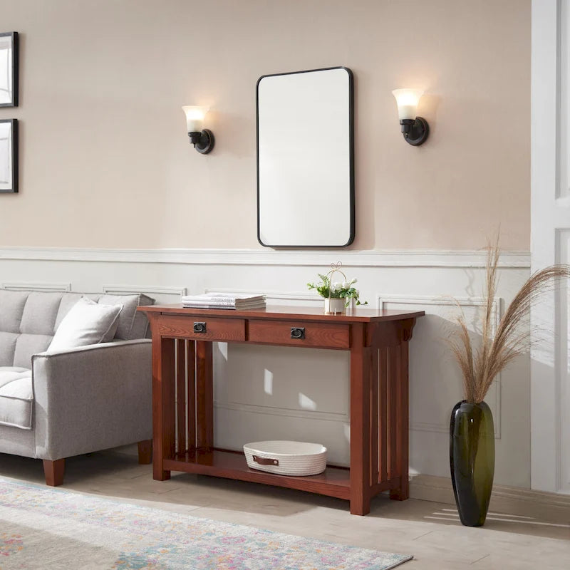 Leick Home 8233 Mission Console Table for Entryway
