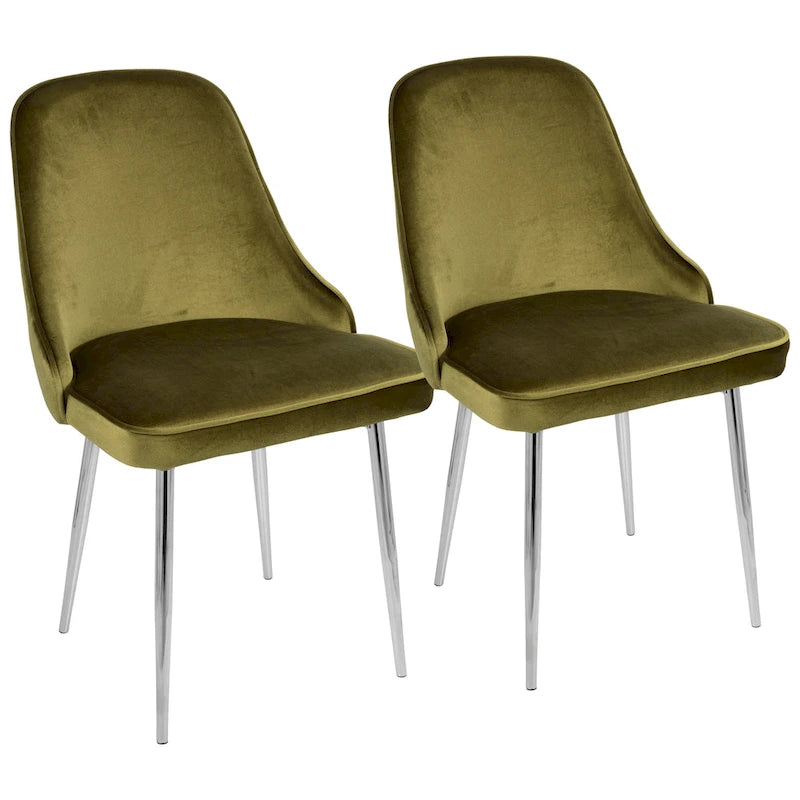 LumiSource Marcel Contemporary Dining Chair (Set of 2)