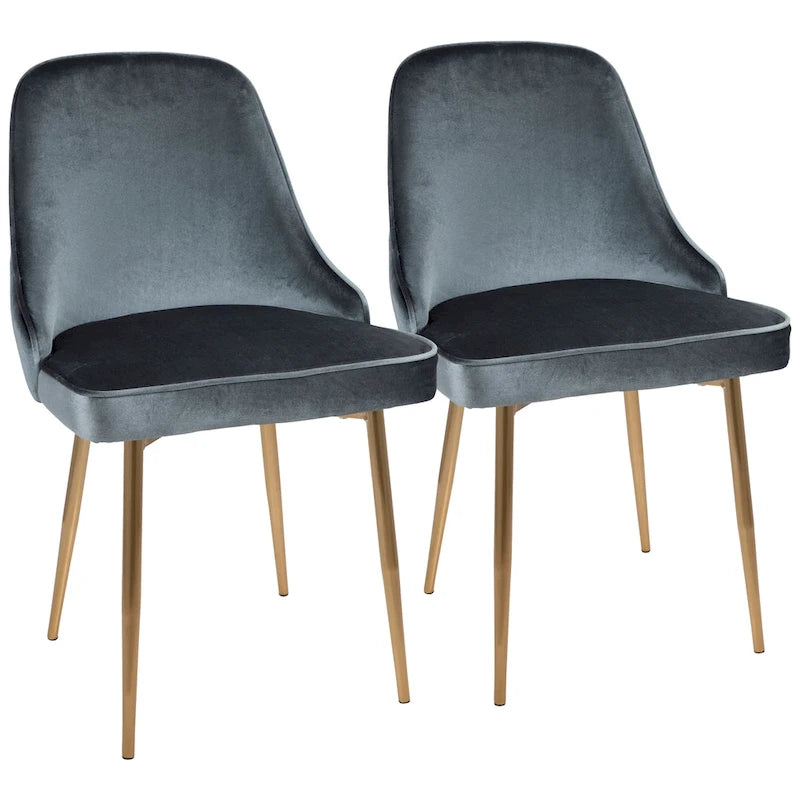 LumiSource Marcel Contemporary Dining Chair (Set of 2)