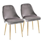 LumiSource Marcel Contemporary Dining Chair (Set of 2)