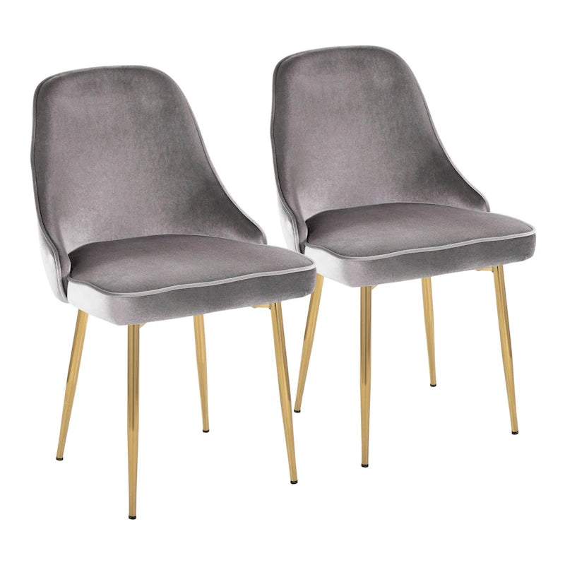 LumiSource Marcel Contemporary Dining Chair (Set of 2)