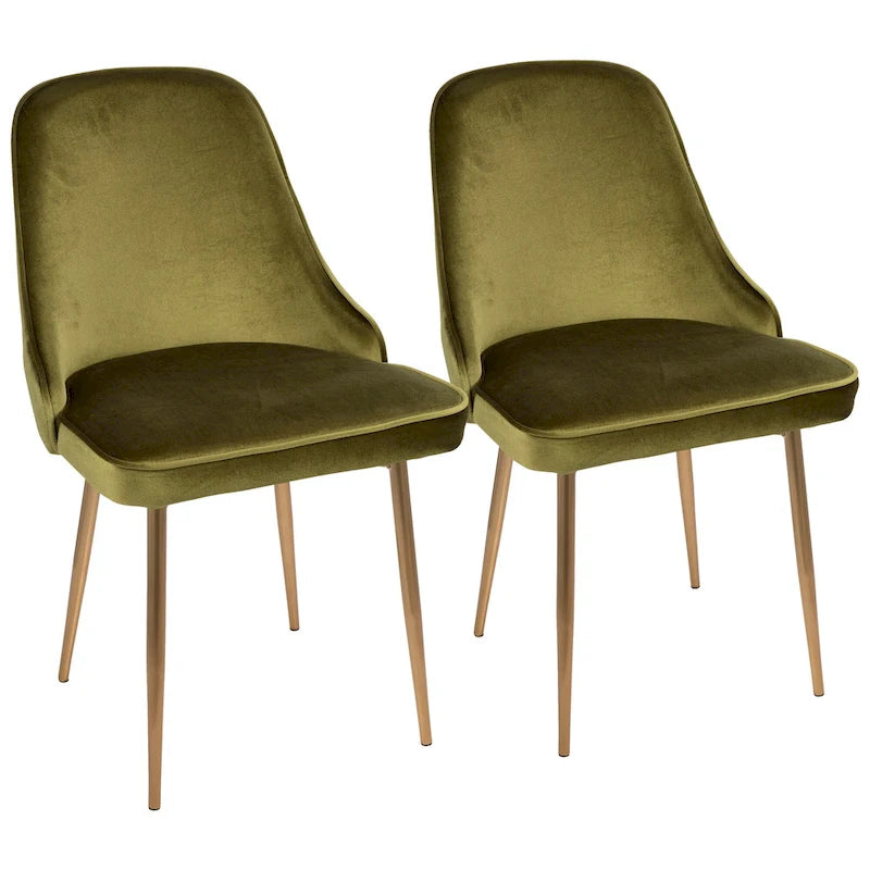 LumiSource Marcel Contemporary Dining Chair (Set of 2)