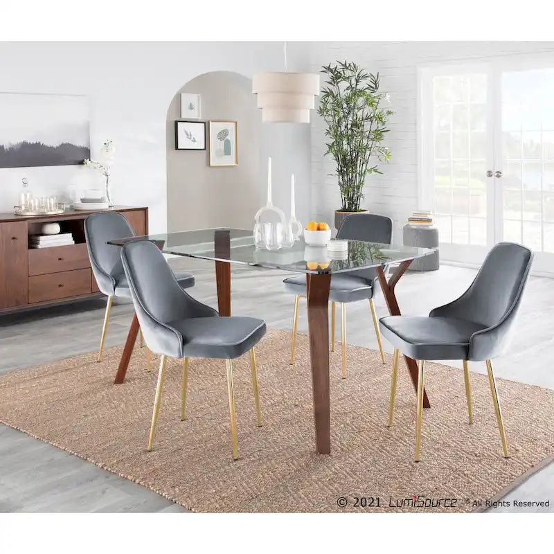 LumiSource Marcel Contemporary Dining Chair (Set of 2)
