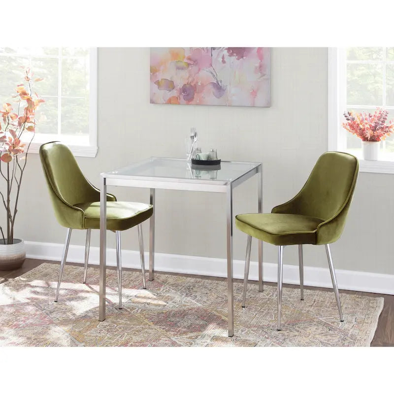 LumiSource Marcel Contemporary Dining Chair (Set of 2)