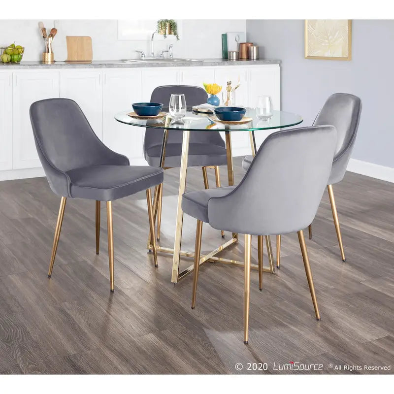 LumiSource Marcel Contemporary Dining Chair (Set of 2)