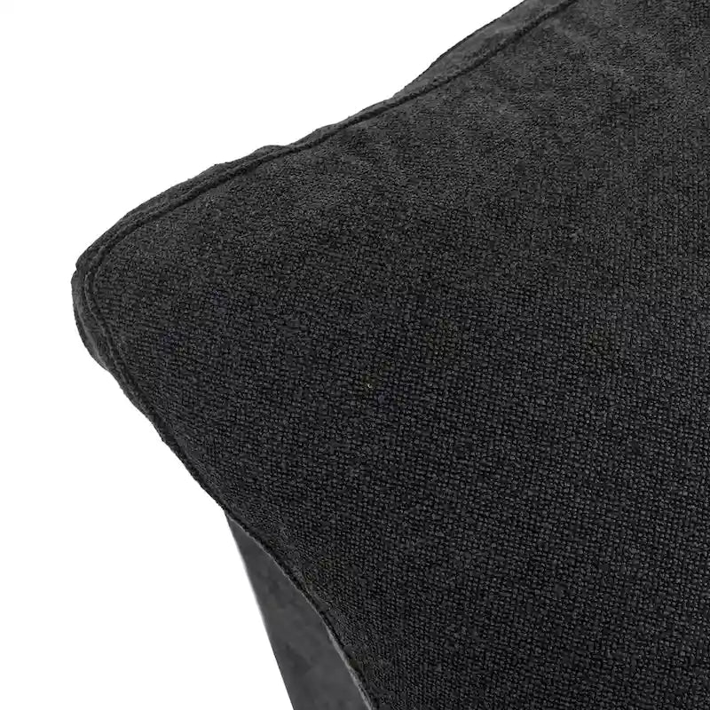 U-shape Linen Upholstered Sectional Sofa Multiple Cushions Modular Couch