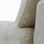 U-shape Linen Upholstered Sectional Sofa Multiple Cushions Modular Couch