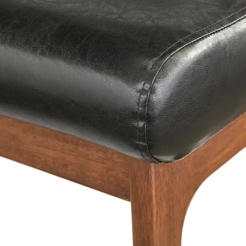 Simple Living Bianca Solid Wood Ottoman