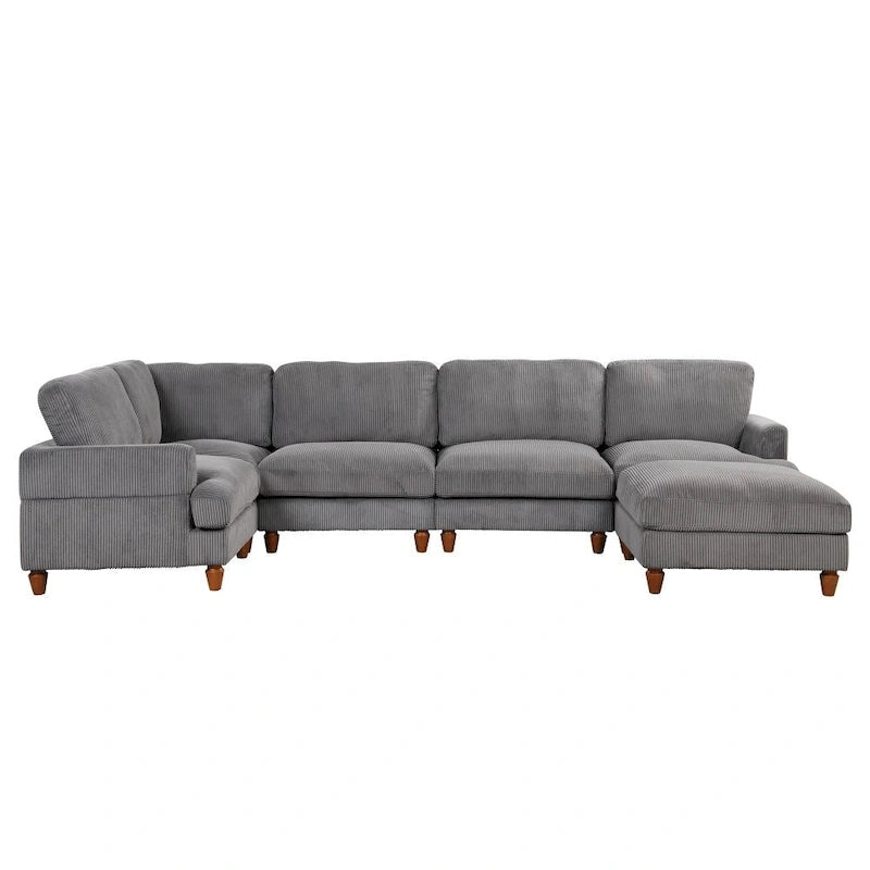 Modular Sectional Sofa with Ottoman L Shaped Corner Sectional for Living Room, Office