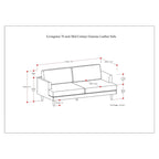 WYNDENHALL Chloris 76 inch Wide Mid-Century Modern Sofa
