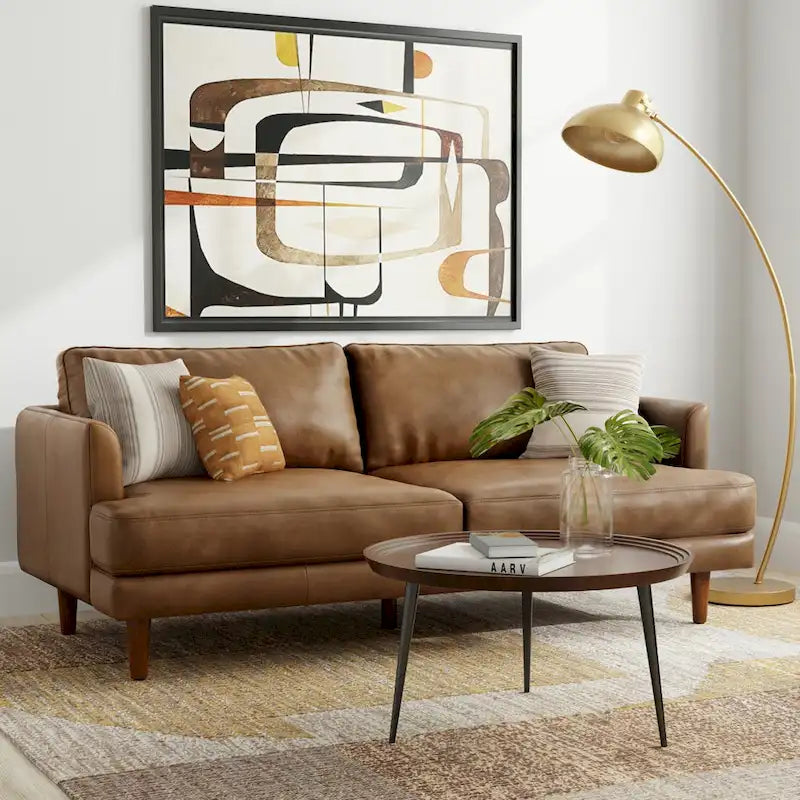 WYNDENHALL Chloris 76 inch Wide Mid-Century Modern Sofa