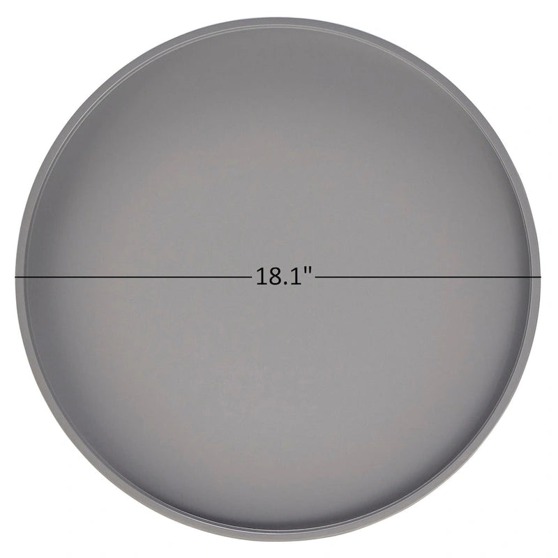 Marcella Paint-Dipped Round Tray-Top Side Table by iNSPIRE Q Modern