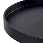 Marcella Paint-Dipped Round Tray-Top Side Table by iNSPIRE Q Modern