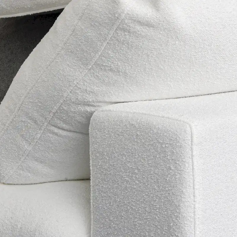 80 Linen Upholstered Loveseat Sofa Sectional Couch