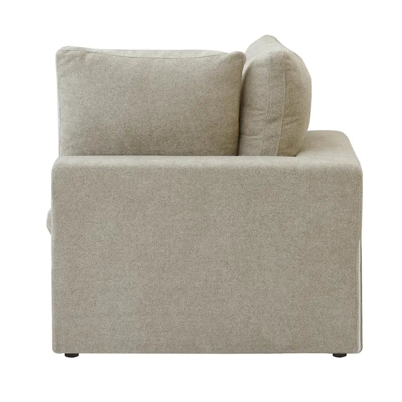 80 Linen Upholstered Loveseat Sofa Sectional Couch