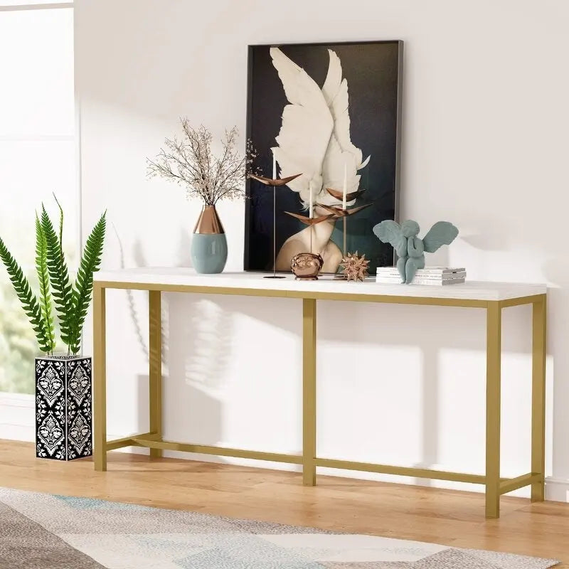 Extra Long Sofa Table, 70.9 inches Console Table Behind Couch/Sofa, Entrance Table/Bar Table