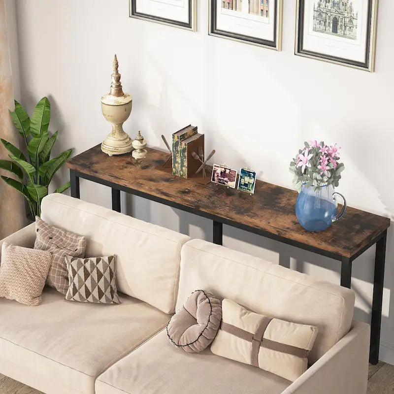 Extra Long Sofa Table, 70.9 inches Console Table Behind Couch/Sofa, Entrance Table/Bar Table