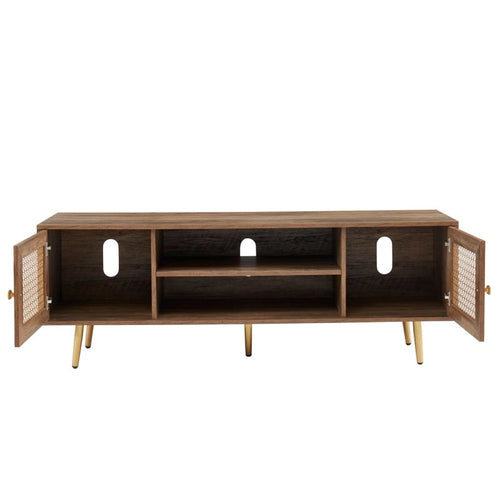 59 Inch TV Stand for 65 TV, Classic Entertainment Center Media Console - 59Wx15.5Dx 20.9H