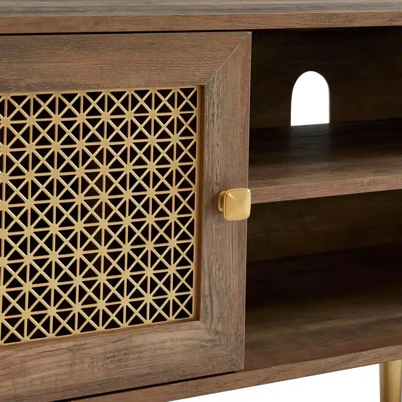 59 Inch TV Stand for 65 TV, Classic Entertainment Center Media Console - 59Wx15.5Dx 20.9H