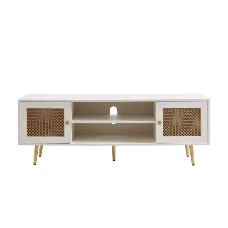 59 Inch TV Stand for 65 TV, Classic Entertainment Center Media Console - 59Wx15.5Dx 20.9H