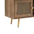 59 Inch TV Stand for 65 TV, Classic Entertainment Center Media Console - 59Wx15.5Dx 20.9H
