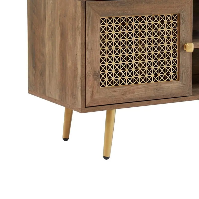 59 Inch TV Stand for 65 TV, Classic Entertainment Center Media Console - 59Wx15.5Dx 20.9H