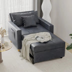 AECOJOY Adjustable Sleeper Chair Bed 3-in-1 Convertible Futon Sofa