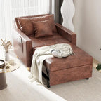 AECOJOY Adjustable Sleeper Chair Bed 3-in-1 Convertible Futon Sofa