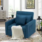 AECOJOY Adjustable Sleeper Chair Bed 3-in-1 Convertible Futon Sofa