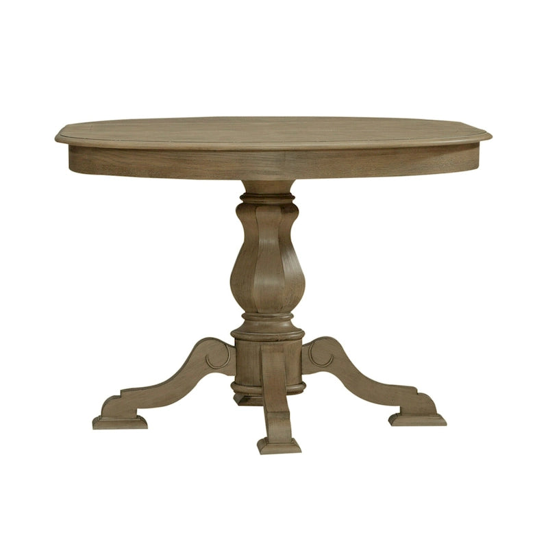 Magnolia Manor Opt 5 Piece Pedestal Table Set