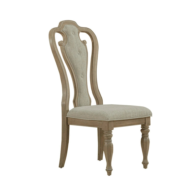 Magnolia Manor Opt 5 Piece Pedestal Table Set