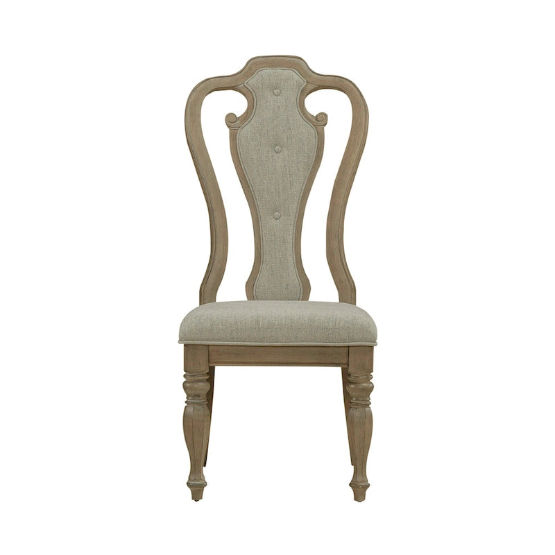 Magnolia Manor Opt 5 Piece Pedestal Table Set
