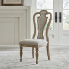 Magnolia Manor Opt 5 Piece Pedestal Table Set