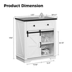 Farmhouse Coffee Bar Cabinet,Kitchen Buffet and Sideboard for Dining Room, Living Room, Entryway