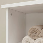 39.8 Wide Hall Tree with Bench and Shoe Storage Cabinet Entryway