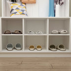 39.8 Wide Hall Tree with Bench and Shoe Storage Cabinet Entryway