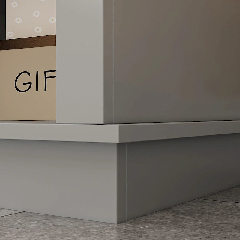 39.8 Wide Hall Tree with Bench and Shoe Storage Cabinet Entryway