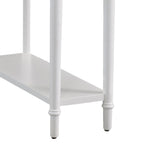 Coastal Chairside Wood Accent Table