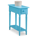 Coastal Chairside Wood Accent Table